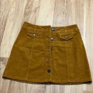 Corduroy skirt